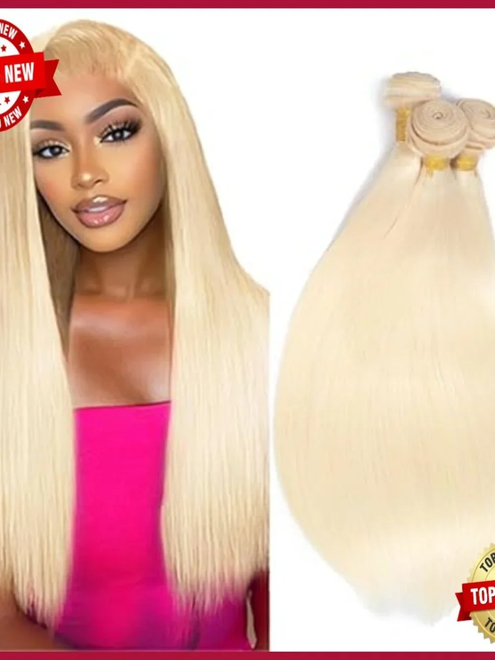 30 Inch Brazilian Virgin Human Hair Extensions 3 Bundle Straight Weave